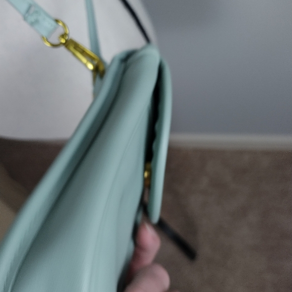 Anthropologie Cleo Crossbody Mint Ice Cream Small Purse/Phone Bag - Picture 9 of 16